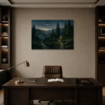 Premium Wall Art Yatay Html Edition – CP-DE-BF-H-004 displayed in a contemporary gallery-inspired room