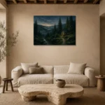 Premium Wall Art Yatay Html Edition – CP-DE-BF-H-004 presented in a sophisticated home setting