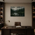 Premium Wall Art Yatay Html Edition – CP-DE-BF-H-005 displayed in a contemporary gallery-inspired room