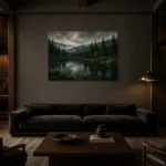 Premium Wall Art Yatay Html Edition – CP-DE-BF-H-005 shown in a warm modern interior