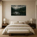 Premium Wall Art Yatay Html Edition – CP-DE-BF-H-005 showcased in an elegant minimalist interior