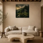 Premium Wall Art Kare Html Edition – CP-DE-BF-S-001 presented in a sophisticated home setting