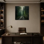 Premium Wall Art Kare Html Edition – CP-DE-BF-S-002 displayed in a contemporary gallery-inspired room