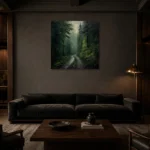 Premium Wall Art Kare Html Edition – CP-DE-BF-S-002 shown in a warm modern interior