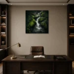 Premium Wall Art Kare Html Edition – CP-DE-BF-S-003 displayed in a contemporary gallery-inspired room