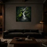 Premium Wall Art Kare Html Edition – CP-DE-BF-S-003 shown in a warm modern interior