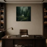 Premium Wall Art Kare Html Edition – CP-DE-BF-S-004 displayed in a contemporary gallery-inspired room