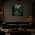 Premium Wall Art Kare Html Edition – CP-DE-BF-S-004 shown in a warm modern interior
