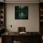Premium Wall Art Kare Html Edition – CP-DE-BF-S-005 displayed in a contemporary gallery-inspired room