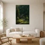 Premium Wall Art Dikey Html Edition – CP-DE-BF-V-001 styled in a refined neutral interior