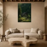 Premium Wall Art Dikey Html Edition – CP-DE-BF-V-001 presented in a sophisticated home setting