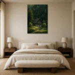 Premium Wall Art Dikey Html Edition – CP-DE-BF-V-001 showcased in an elegant minimalist interior