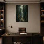 Premium Wall Art Dikey Html Edition – CP-DE-BF-V-002 displayed in a contemporary gallery-inspired room
