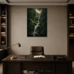 Premium Wall Art Dikey Html Edition – CP-DE-BF-V-003 displayed in a contemporary gallery-inspired room