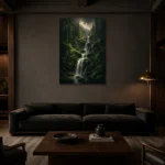 Premium Wall Art Dikey Html Edition – CP-DE-BF-V-003 shown in a warm modern interior
