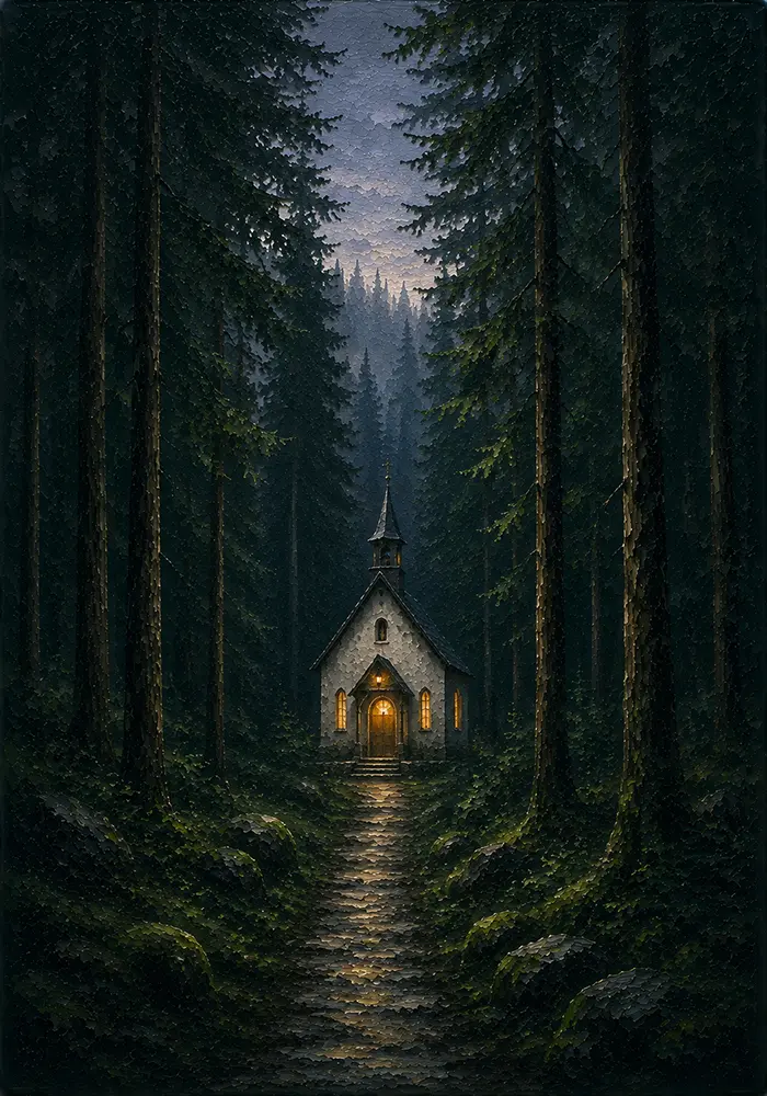 Blackwood Passage Black Forest Wall Art Black Forest Pine Art Print