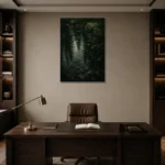 Premium Wall Art Dikey Html Edition – CP-DE-BF-V-005 displayed in a contemporary gallery-inspired room