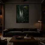 Premium Wall Art Dikey Html Edition – CP-DE-BF-V-005 shown in a warm modern interior