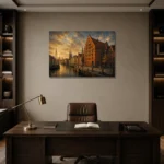 Premium Wall Art Yatay Html Edition – CP-DE-BH-H-001 displayed in a contemporary gallery-inspired room