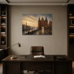 Premium Wall Art Yatay Html Edition – CP-DE-BH-H-002 displayed in a contemporary gallery-inspired room
