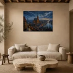 Premium Wall Art Yatay Html Edition – CP-DE-BH-H-004 presented in a sophisticated home setting