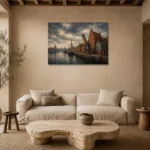 Premium Wall Art Yatay Html Edition – CP-DE-BH-H-005 presented in a sophisticated home setting