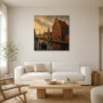 Premium Wall Art Kare Html Edition – CP-DE-BH-S-001 styled in a refined neutral interior