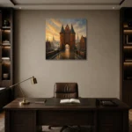 Premium Wall Art Kare Html Edition – CP-DE-BH-S-002 displayed in a contemporary gallery-inspired room