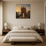 Premium Wall Art Kare Html Edition – CP-DE-BH-S-002 showcased in an elegant minimalist interior