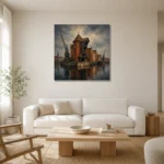 Premium Wall Art Kare Html Edition – CP-DE-BH-S-005 styled in a refined neutral interior