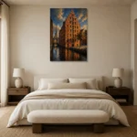 Premium Wall Art Dikey Html Edition – CP-DE-BH-V-001 showcased in an elegant minimalist interior