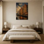 Premium Wall Art Dikey Html Edition – CP-DE-BH-V-003 showcased in an elegant minimalist interior