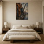 Premium Wall Art Dikey Html Edition – CP-DE-BH-V-005 showcased in an elegant minimalist interior