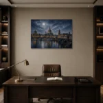 Premium Wall Art Yatay Html Edition – CP-DE-DM-H-001 displayed in a contemporary gallery-inspired room