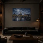 Premium Wall Art Yatay Html Edition – CP-DE-DM-H-001 shown in a warm modern interior