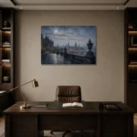 Premium Wall Art Yatay Html Edition – CP-DE-DM-H-002 displayed in a contemporary gallery-inspired room