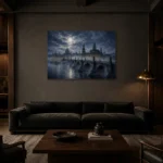 Premium Wall Art Yatay Html Edition – CP-DE-DM-H-003 shown in a warm modern interior