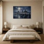 Premium Wall Art Yatay Html Edition – CP-DE-DM-H-003 showcased in an elegant minimalist interior