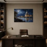 Premium Wall Art Yatay Html Edition – CP-DE-DM-H-004 displayed in a contemporary gallery-inspired room
