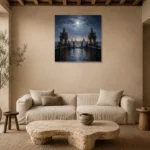 Premium Wall Art Kare Html Edition – CP-DE-DM-S-002 presented in a sophisticated home setting