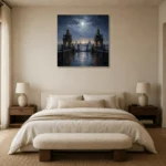 Premium Wall Art Kare Html Edition – CP-DE-DM-S-002 showcased in an elegant minimalist interior