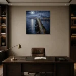 Premium Wall Art Kare Html Edition – CP-DE-DM-S-003 displayed in a contemporary gallery-inspired room