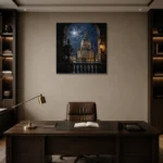 Premium Wall Art Kare Html Edition – CP-DE-DM-S-004 displayed in a contemporary gallery-inspired room