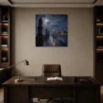 Premium Wall Art Kare Html Edition – CP-DE-DM-S-005 displayed in a contemporary gallery-inspired room