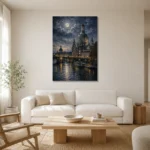 Premium Wall Art Dikey Html Edition – CP-DE-DM-V-001 styled in a refined neutral interior