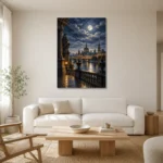 Premium Wall Art Dikey Html Edition – CP-DE-DM-V-002 styled in a refined neutral interior