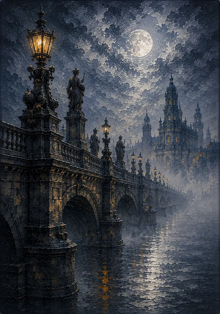 Dresden Spire Dresden Wall Art Dresden Moon Art Print