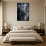 Premium Wall Art Dikey Html Edition – CP-DE-DM-V-003 showcased in an elegant minimalist interior