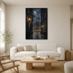 Premium Wall Art Dikey Html Edition – CP-DE-DM-V-004 styled in a refined neutral interior