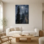 Premium Wall Art Dikey Html Edition – CP-DE-DM-V-005 styled in a refined neutral interior